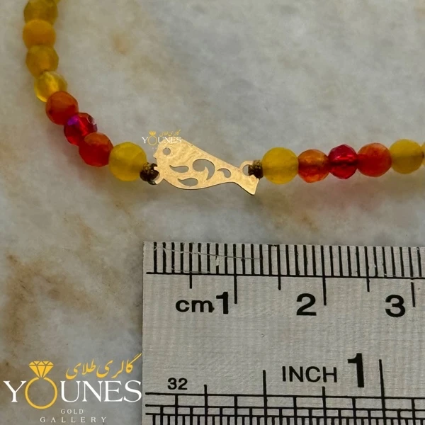 دستبند کبوتر مینیمال طلا لیزری